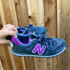 New Balance 373 pink purple grey sneakers - 7.5